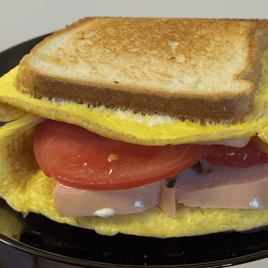 Тост з омлетом