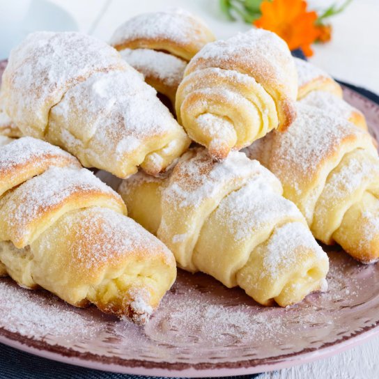 Рогалики на сметані