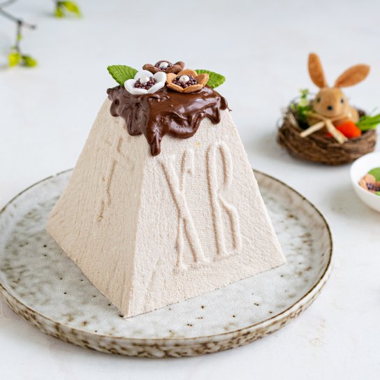 Сирна паска з шоколадною пастою