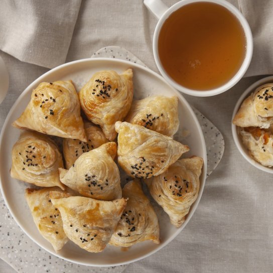 Самса с тыквой и рисом