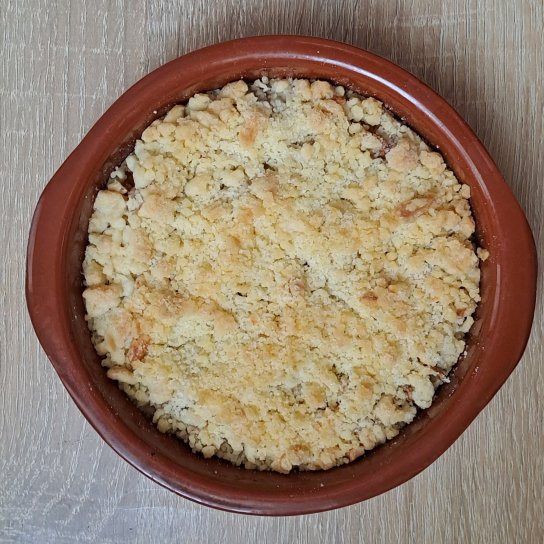 Яблучний крамбл з кеш'ю