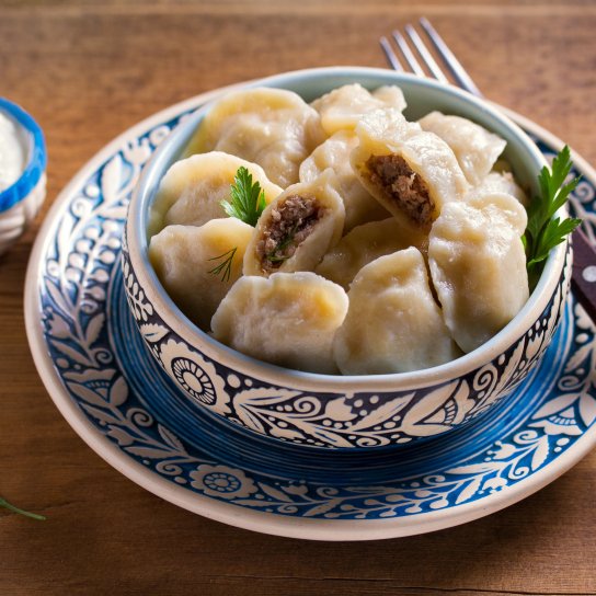 Вареники з печінкою