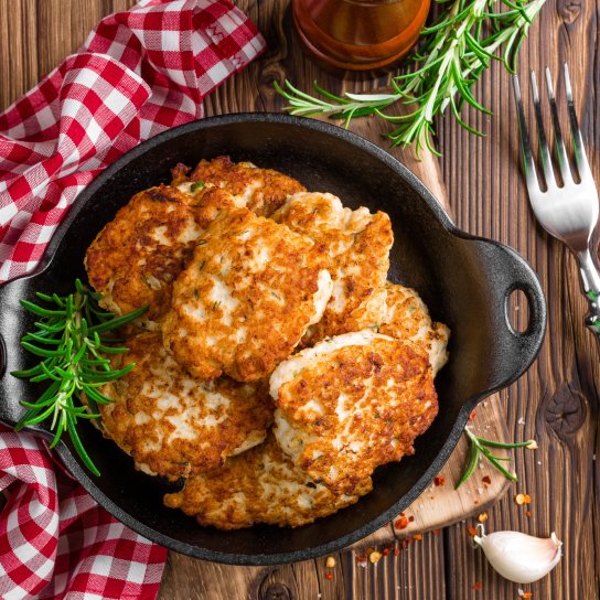 Котлети з запеченої курки