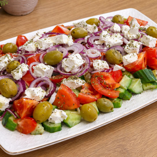 Грецький салат із солодким перцем