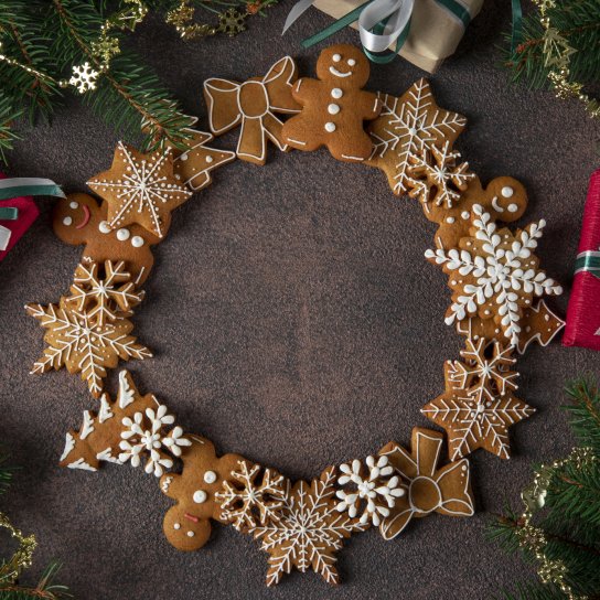Вінок з пряників