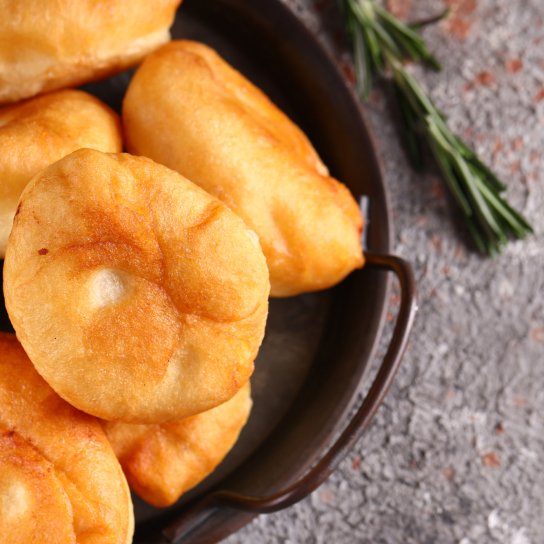 Булочки на сковороді
