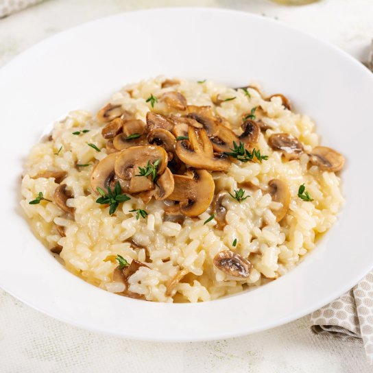 Ризото з печерицями