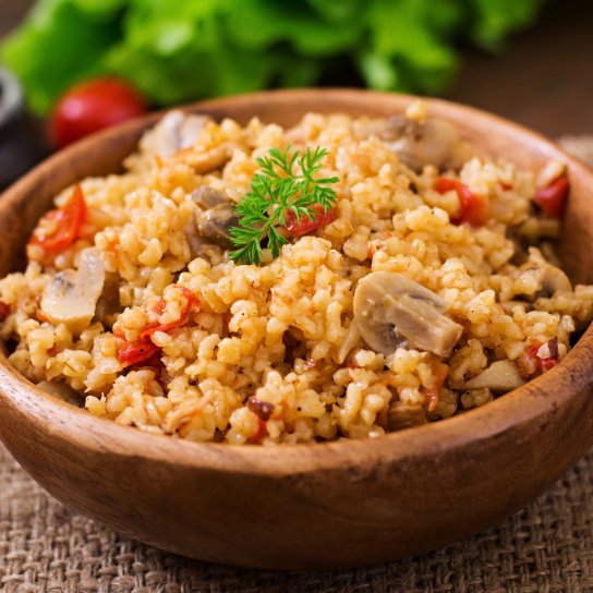 Ризото з булгуру та овочів