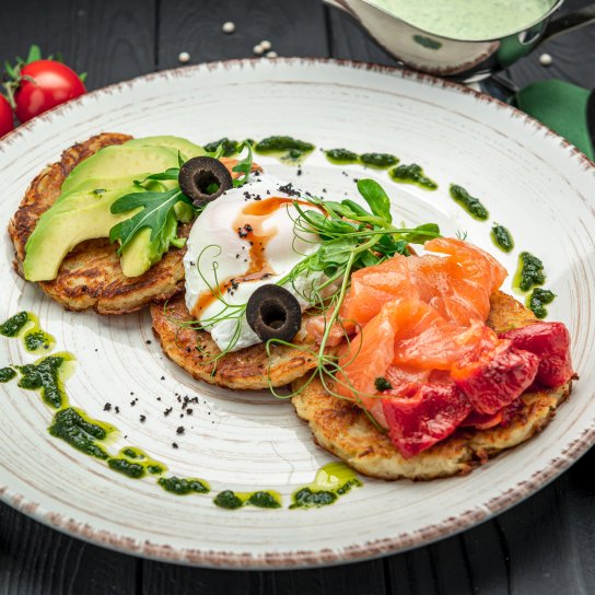 Вівсяні млинці з сиром