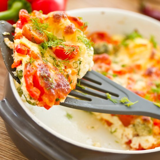 омлет на хлібі