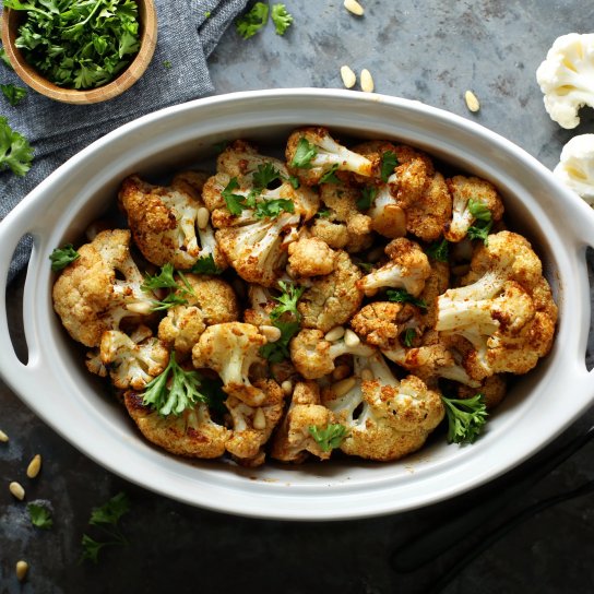 Цвітна капуста з масляним соусом