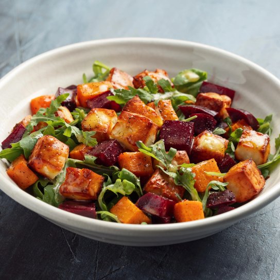 Італійський салат з гарбузом і буряком