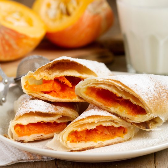 Рулети з апельсиновим гарбузом