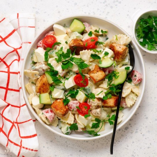 Паста-салат з куркою