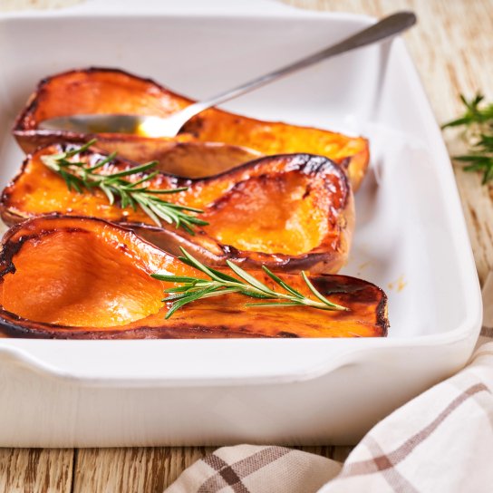 Гарбуз з кленовим сиропом і корицею