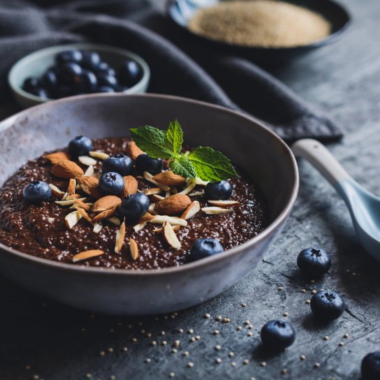 Шоколадна каша з кіноа