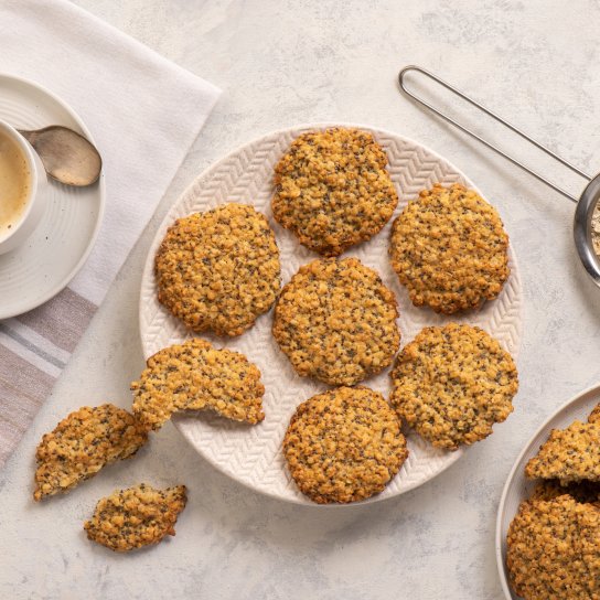 Вівсяне печиво з насінням чіа