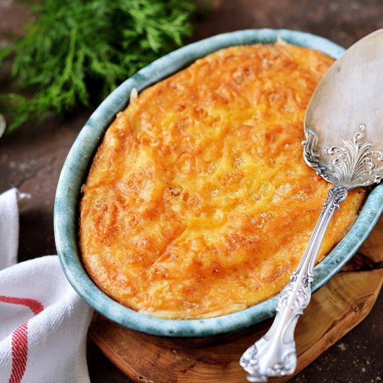 Рис з баклажанами, запечений у духовці