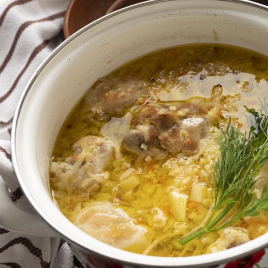 Суп з індички й круп