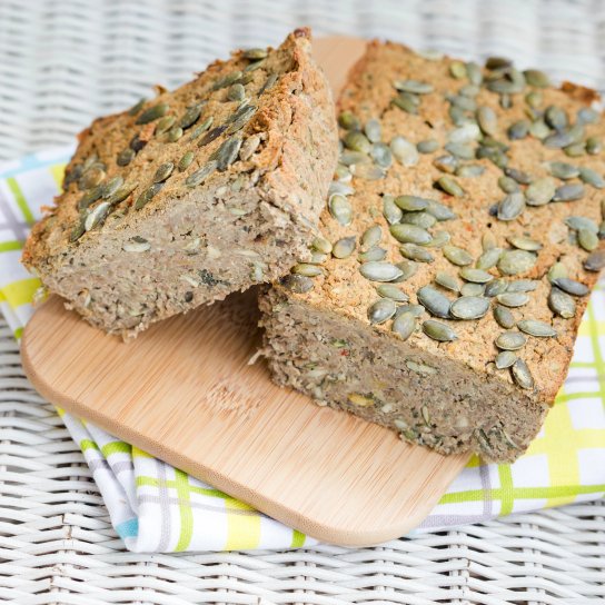 Протеїновий хліб із червоної сочевиці