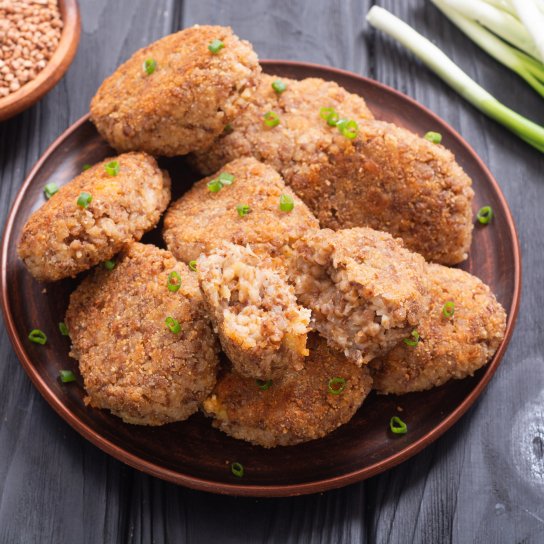 Гречаники з баклажанами