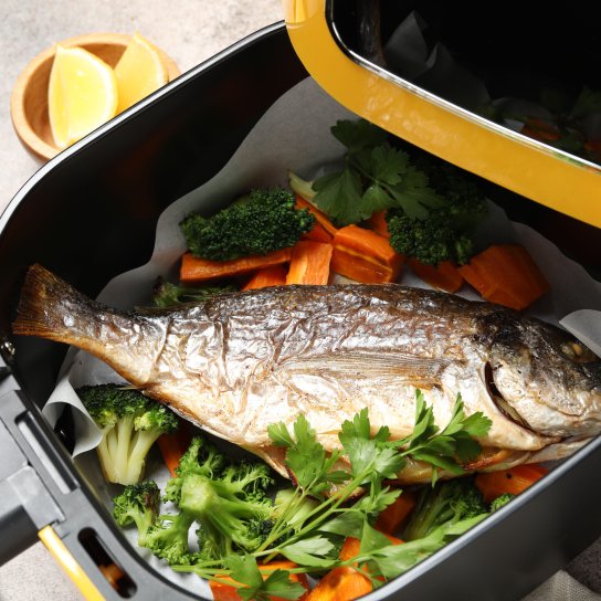 Дорадо в аерогрилі