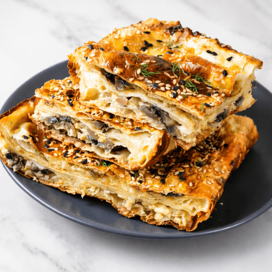 Лінивий пиріг з лаваша