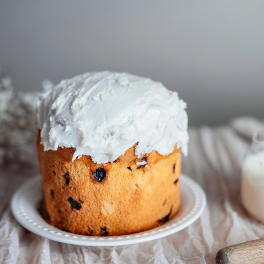 Сирна паска з журавлиною та апельсином