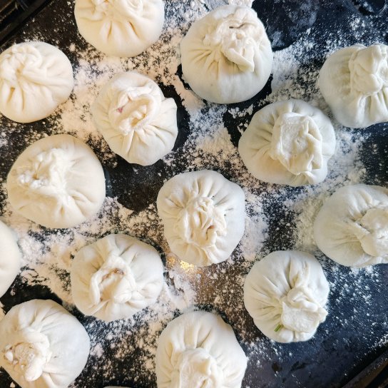 Хінкалі з креветкою