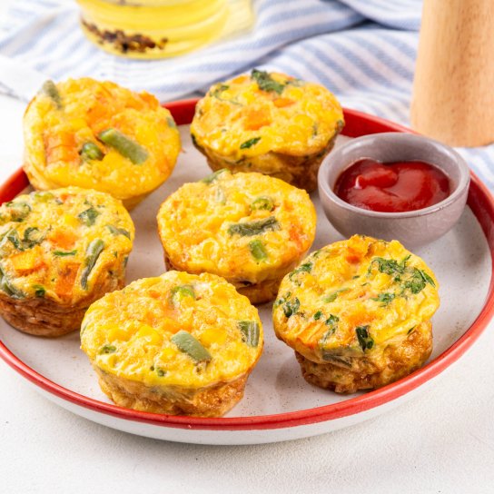 Сирні кекси з квасолею