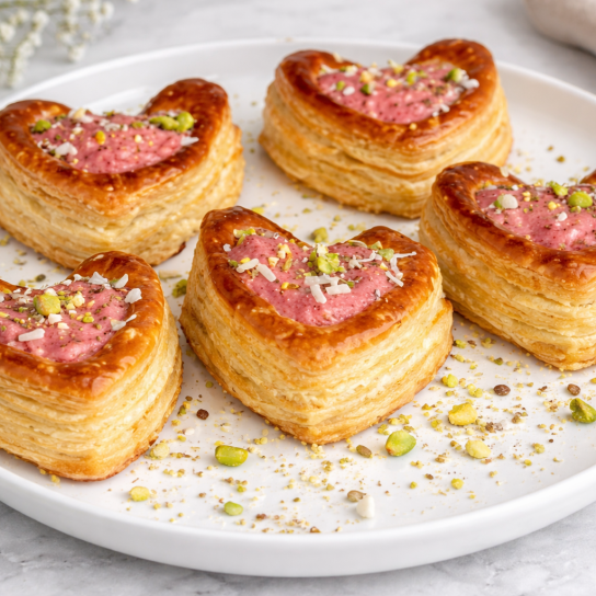 Тістечка з листкового тіста