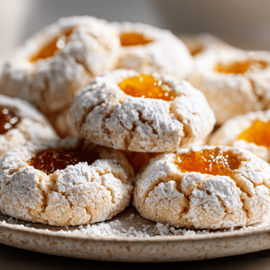 Апельсинове печиво з джемом