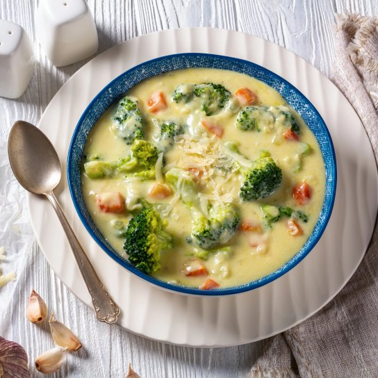 Сирно-овочевий суп