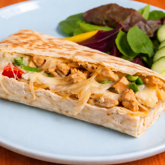 Лаваш з м’ясом, овочами