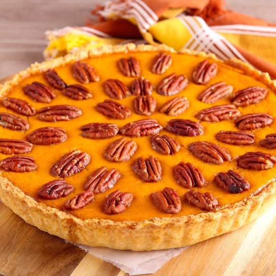 Чизкейк із гарбузом і пеканами