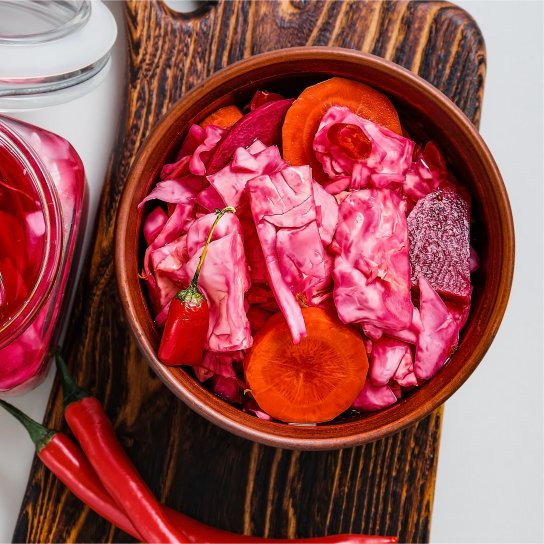 Пряна капуста з буряком: рецепт