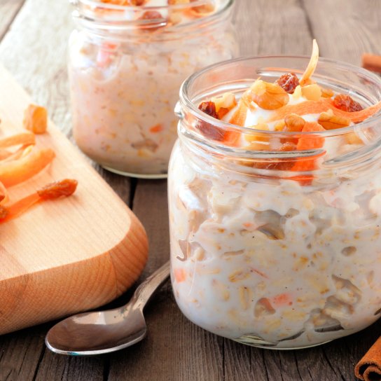 Протеїнова вівсянка з морквою