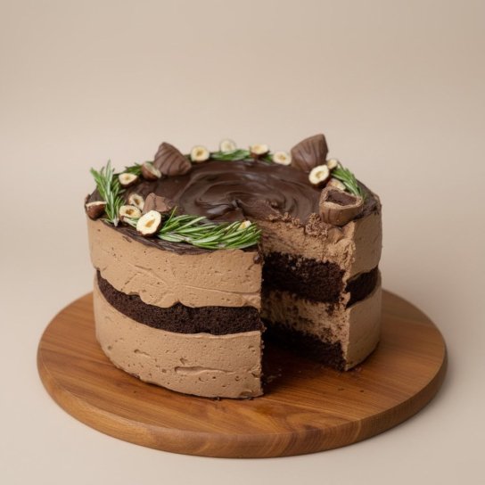 Шоколадно-мусовий торт