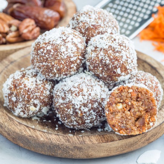 Кульки з морквою горіхами