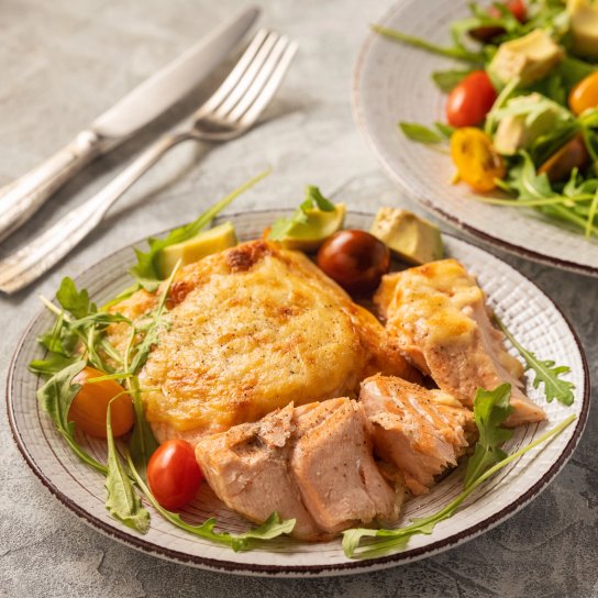 Лосось з вершковою намазкою