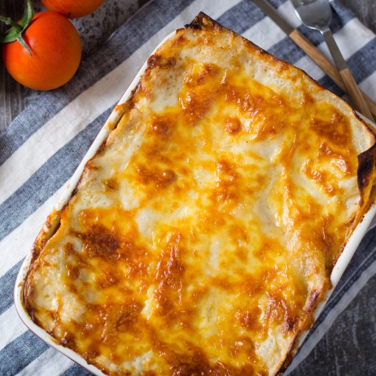 Лазанья з лисичками