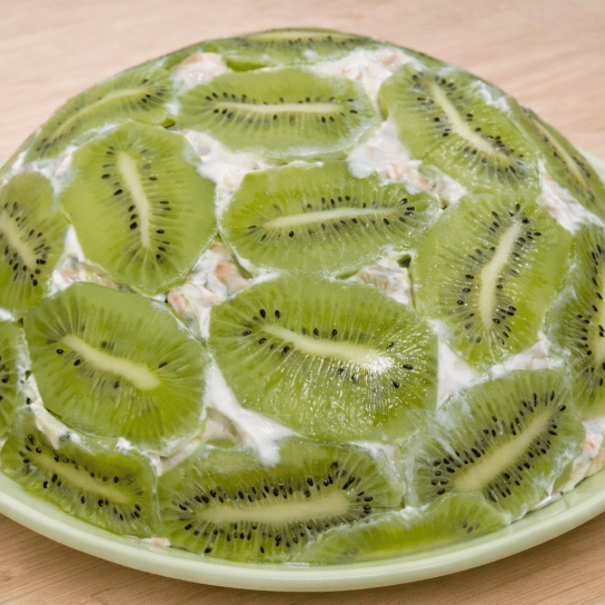 Торт з ківі та бананом