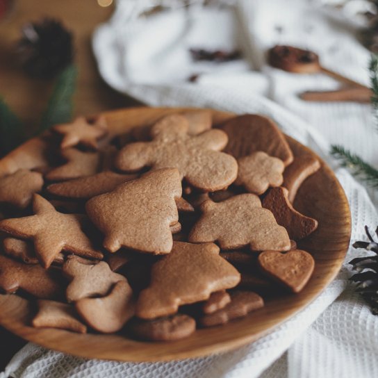 Корисне новорічне печиво з мигдалем і шоколадом