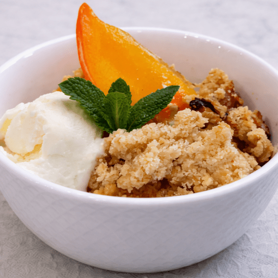 Крамбл з хурмою