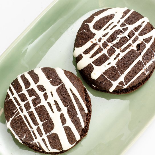 Шоколадне печиво з «павутинням»