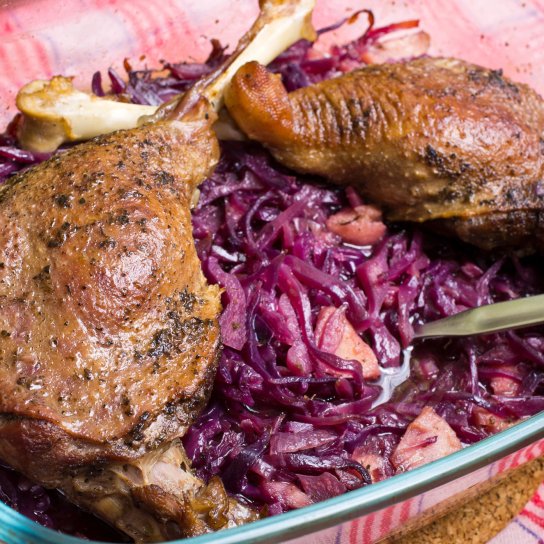 Запечена качка по-старочеськи