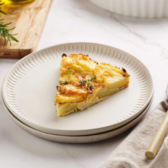 Вегетаріанська галета з сиром та картоплею