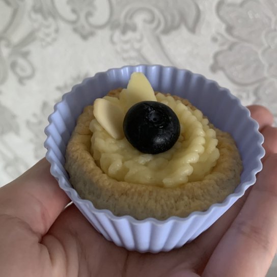 Пісочні кошики із заварним кремом