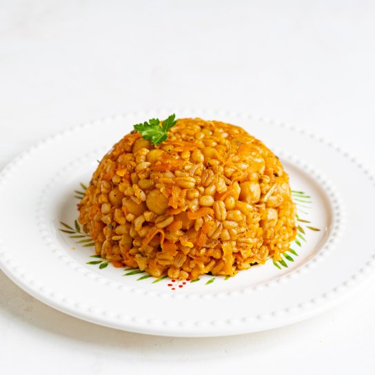 Булгур пілаф з овочами