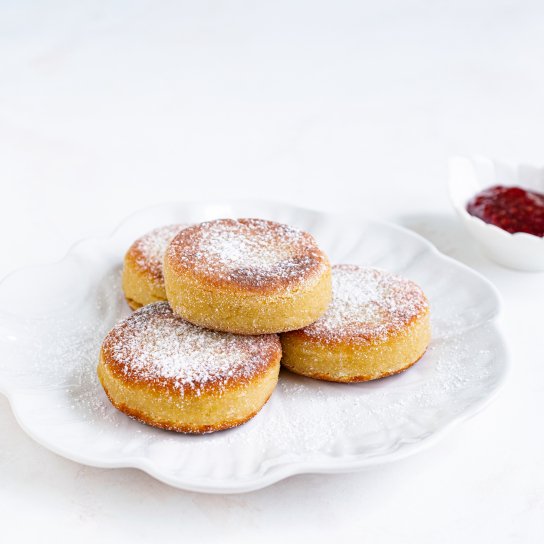 сирники із тофу з бананом